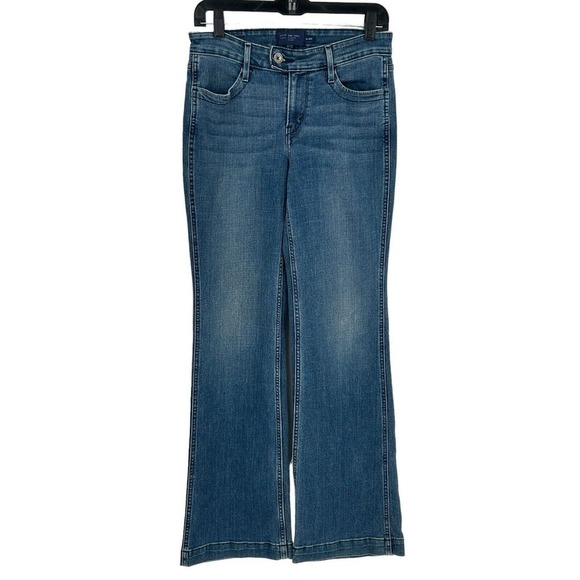 Levi's San Francisco Women Demi Curve Classic Jeans Flare Med Wash Sz 4/27 - Picture 1 of 16